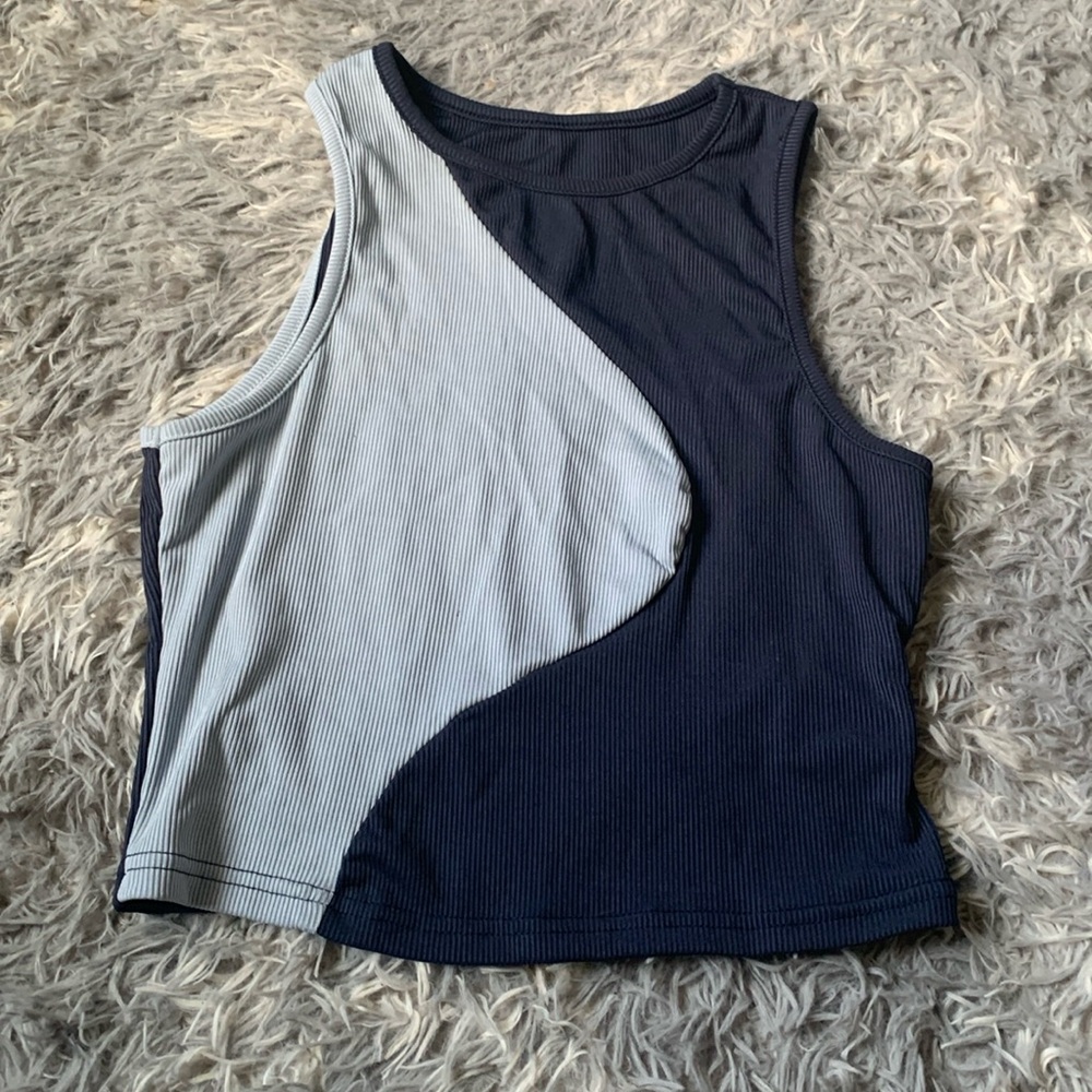 shein M color block tank